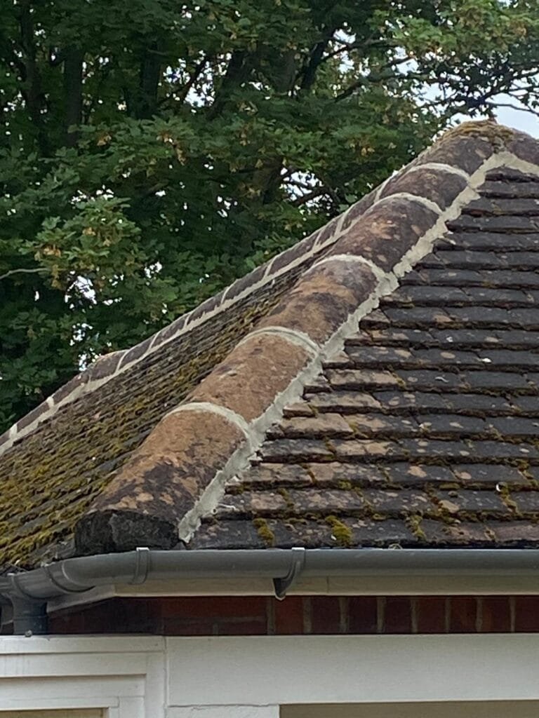 Slate and tile roofing repair on a period property in Cambridgeshire