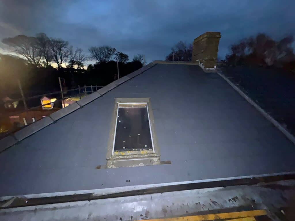 Dry ridge system installed on a residential roof in Cambridgeshire